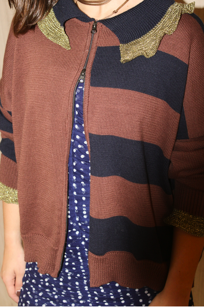 Cardigan Anne Azul