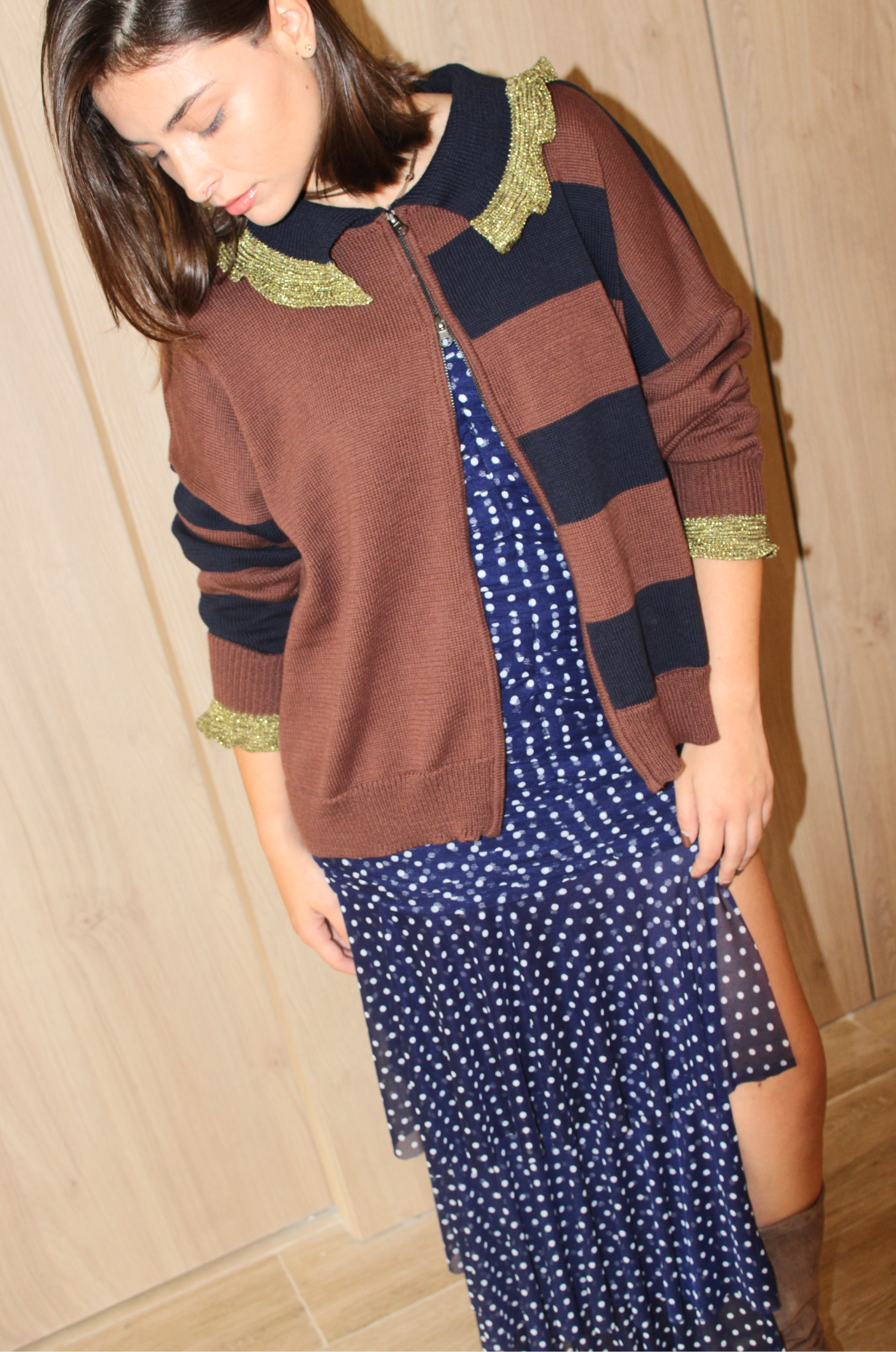 Cardigan Anne Azul