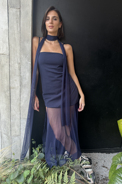 Vestido Martini Marino