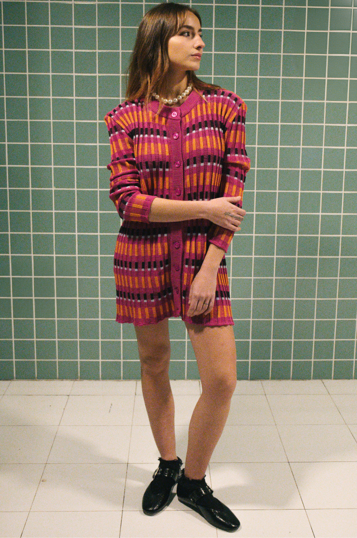 Cardigan Vestido Uluwatu Morado