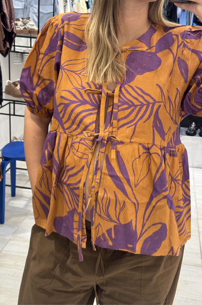 Camisa Langosta Naranja