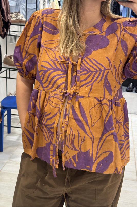 Camisa Langosta Naranja