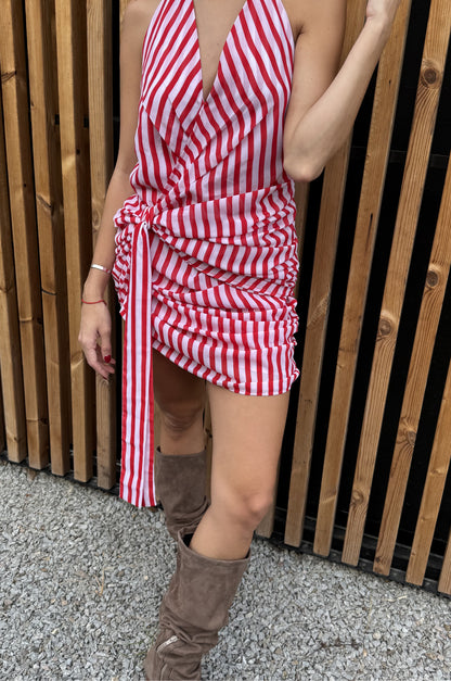 Vestido Taormina Corto Rayado